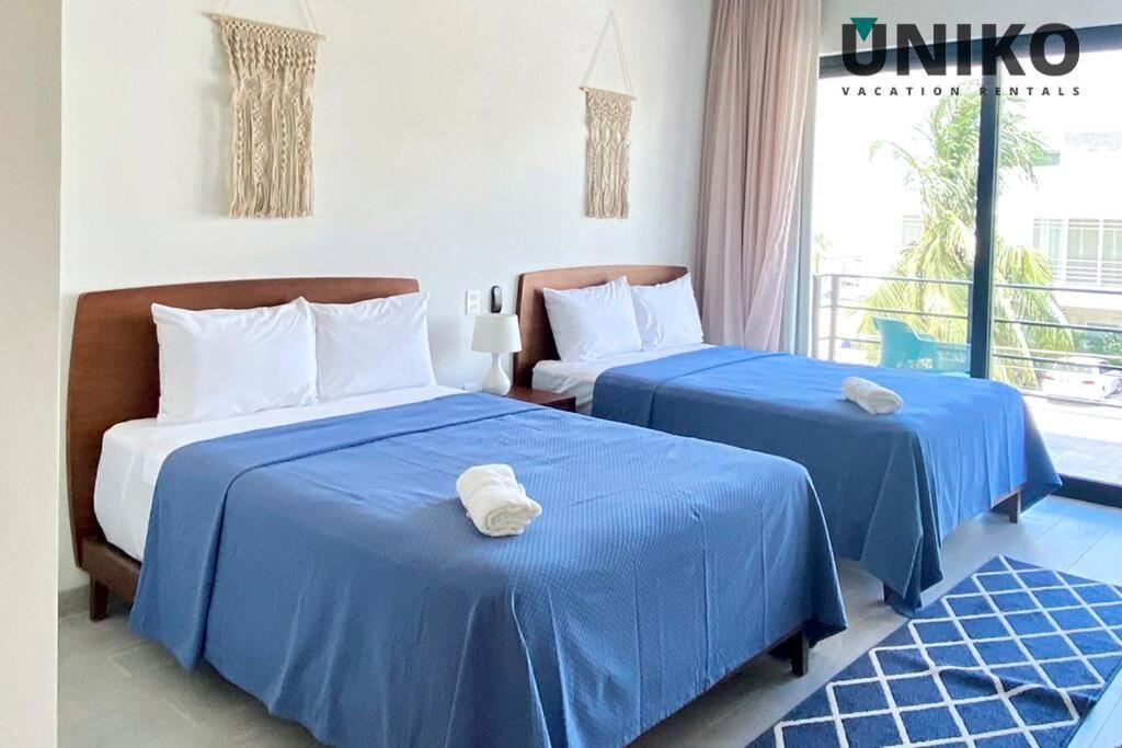1 Block To The Beach 2Br 6Pax Rooftop Pool King Bed Playa del Carmen Exterior photo